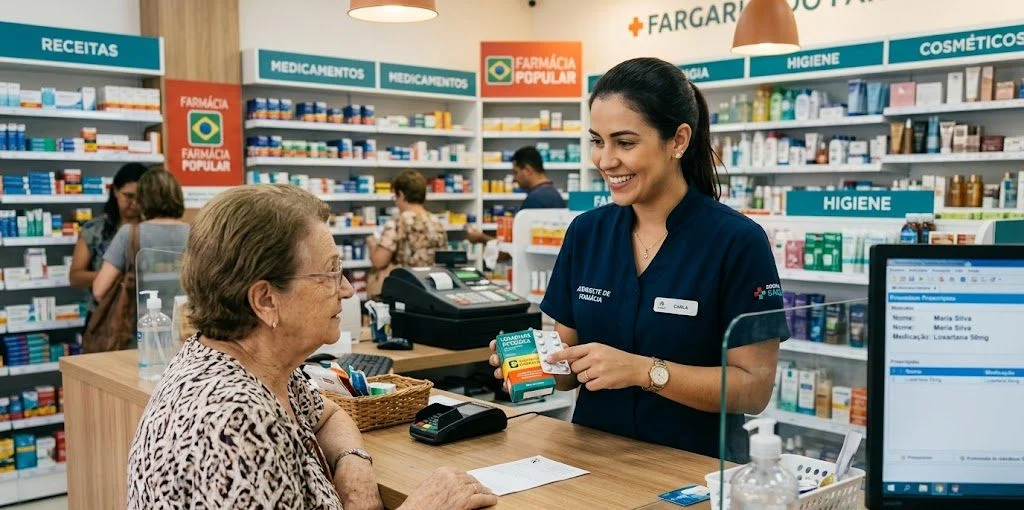 Atendente de Farmácia em Ceilândia — curso do CETESI