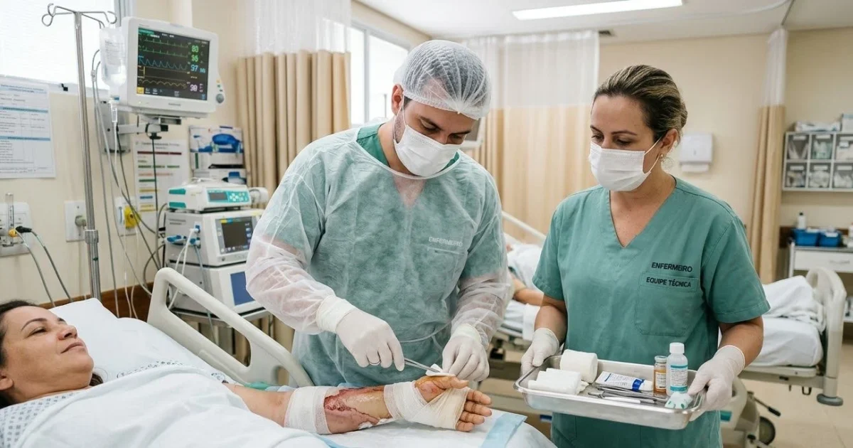 Assistência à Queimados em Ceilândia — curso do CETESI