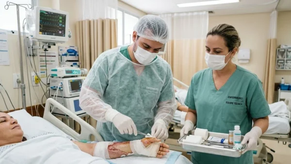 Assistência à Queimados em Ceilândia — curso do CETESI